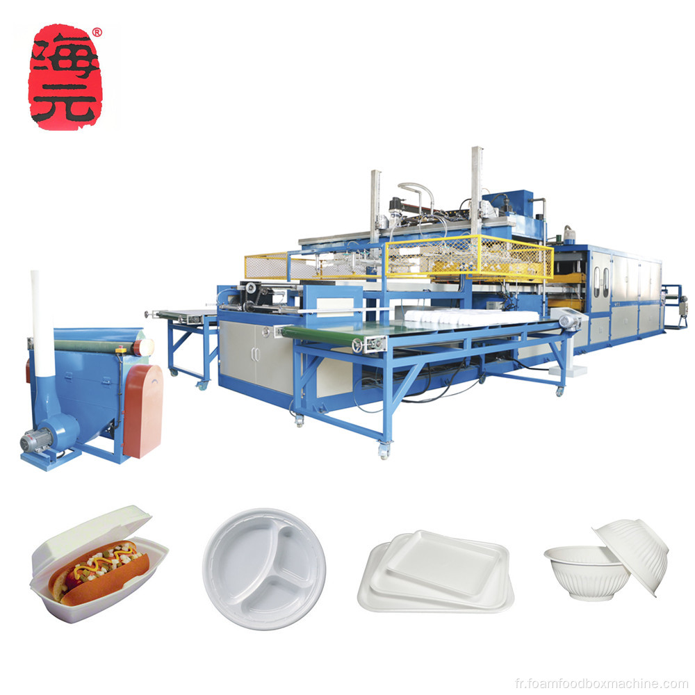 Ligne de production de conteneurs d'aliments en mousse EPS