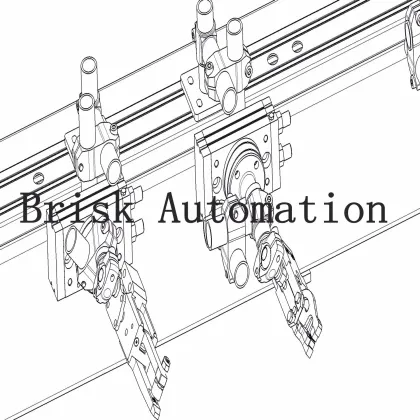 Pneumatic SMC Gripper for Auto Parts