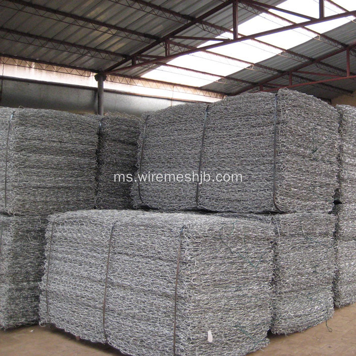 Kotak Gabion Galvanized Stone Cage-Hot Dipped