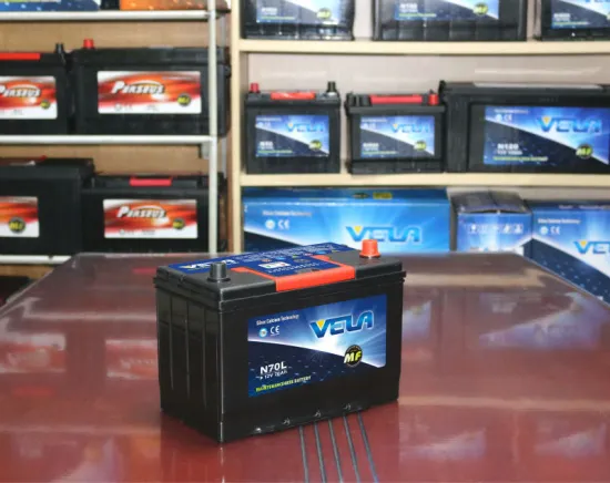 N70L MF car battery 12V 70Ah VELA