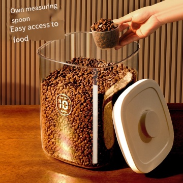 Moisture-Proof Pet Food Storage Box - Transparent Cat Dog Food Container