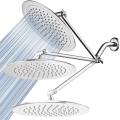 9 inch plastic waterfall shower head wall mount