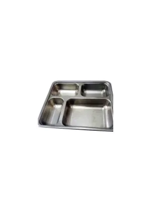 Stainless Steel Divided Dinner Plate
