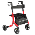 Lightweight Folding Rollator Walker with Seat & Bag