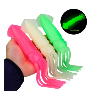 Esche di pesca in silicone di qualità premium: design realistico di calamari e polpo per catturare luccio, basso nei fiumi, laghi e corsi d'acqua