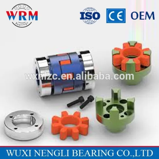 WRM brand Aluminum XL series star flexible coupling for wheel stacker reclaimer coupling