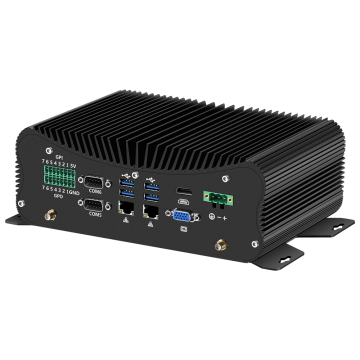 Bezkansowy przemysłowy mini PC 10210U Dual Lan wyświetlacz