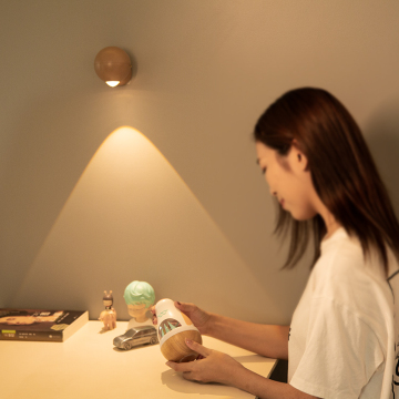 Aide de sommeil à lampe à bruit blanc personnalisée avec une base de légumes rechargeable à LED Base de lévitation