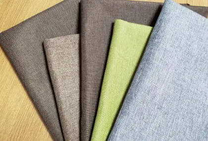 Dyed Polyester Upolstery Sofa Linen Looking Fabric Textile