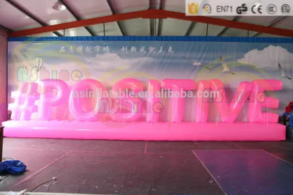 Giant Advertising inflatable figure PVC used inflatable letter