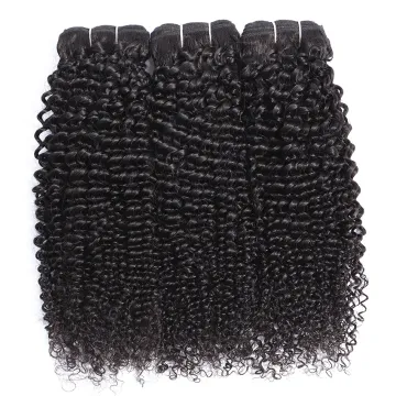 Double Drawn Indian Remy Kinky Curly Human Hair Weave Extension In Bulk,Buy Bulk Hair Weave For Sale In Zambia