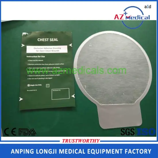 Military Use Chest Seals Open Chest Wound Seals
