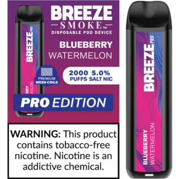Breeze Pro Smoke 2000 Puffs E-cigarette jetable vape