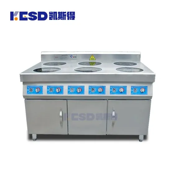 Cabinet Type Six Head Multi Head Stainless Steel Cooker