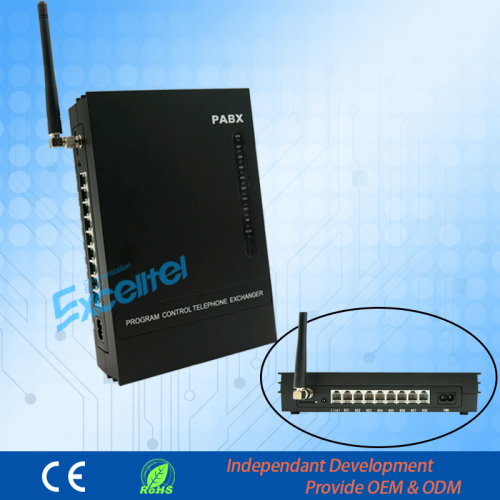 Mini Wireless Pabx Pbx Telephone System With Sim Card For Home And