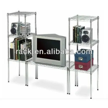 Modern Metal TV Rack