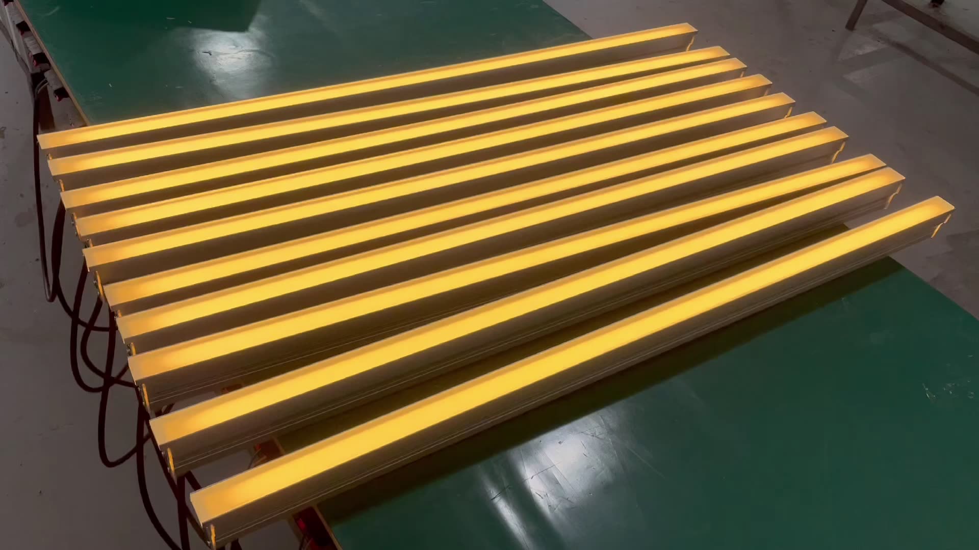 Iluminação embutida de piso para exteriores luz LED linear embutida