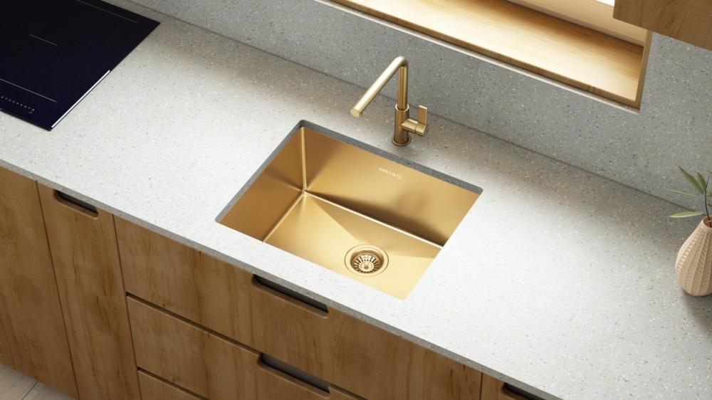 Golden Kitchen Sink