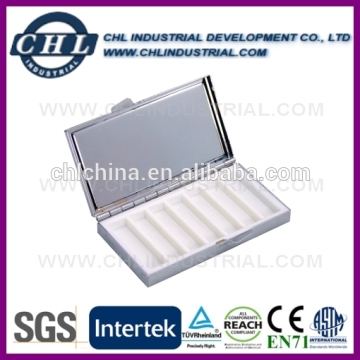 Factory direct 7 day metal pill box for promotion