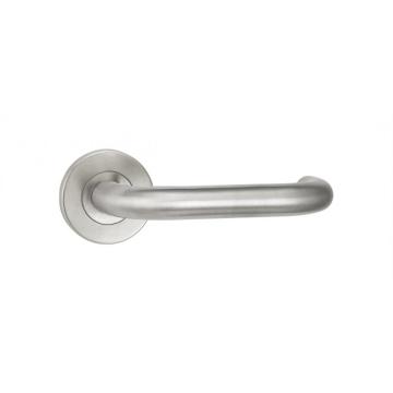 Fire rated outside knob stainless steel handle