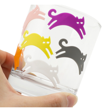 6 stks Cat Wine Glass Markers Tags voor Bar