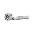 Aluminum reversible entry privacy passage lever handle