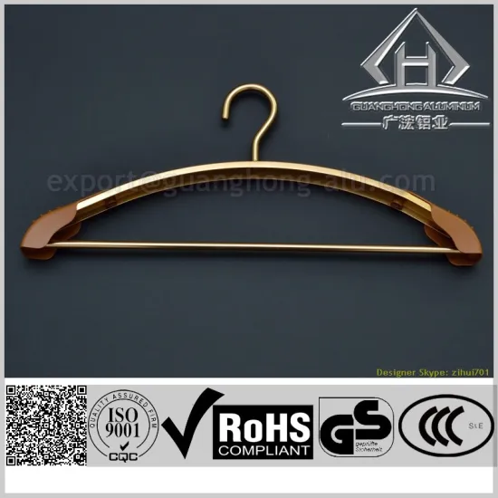 Aluminum clothes hanger