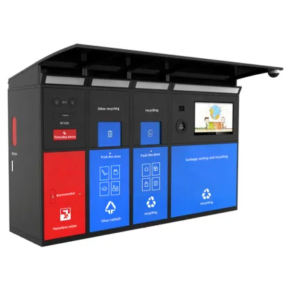 Intelligent four-category trash bin large trash can Outdoor environmental protection Intelligent sorting bin