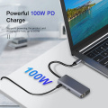 4K HDMI付き10-in-1 USB Cドングルドック