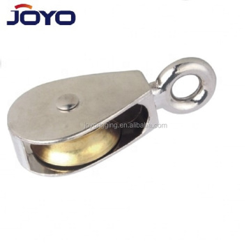 Zinc Alloy Die Casting Single Sheave Swivel Eye Rope Pulley
