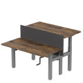 Manual Standing Desk Adjustable Height- Crank Stand Up Desk, Sit Stand Desk with Frame Computer Desk