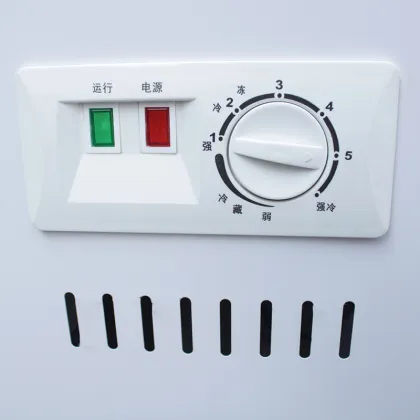 Commercial chest freezer top open