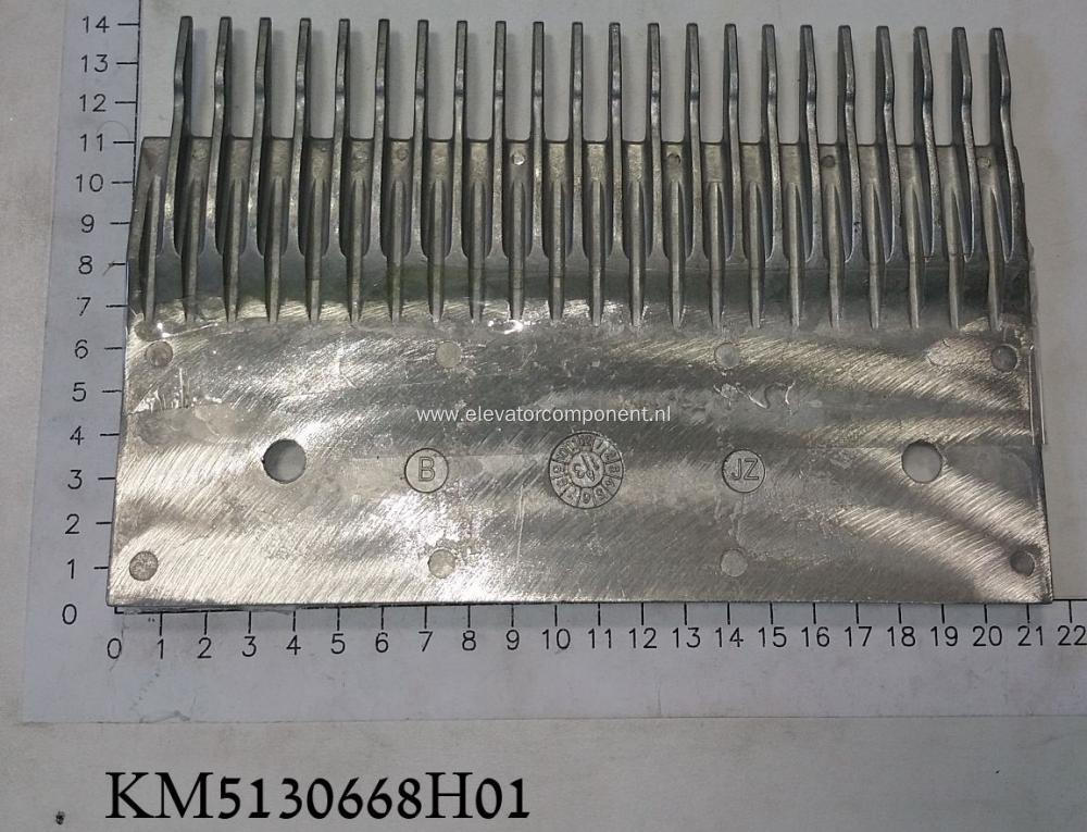 Aluminum Comb for KONE Escalators KM5130668H01