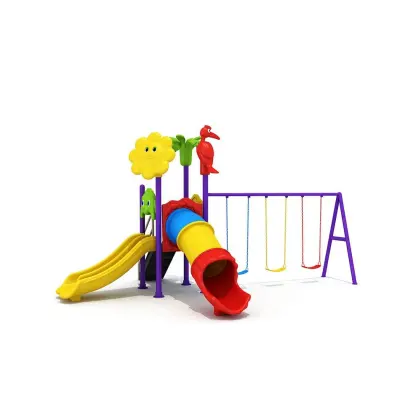 Montessori Kindergarten Playground Equipment: Renting Tube Slides, Swings, and Outdoor Playsets for Commercial Use