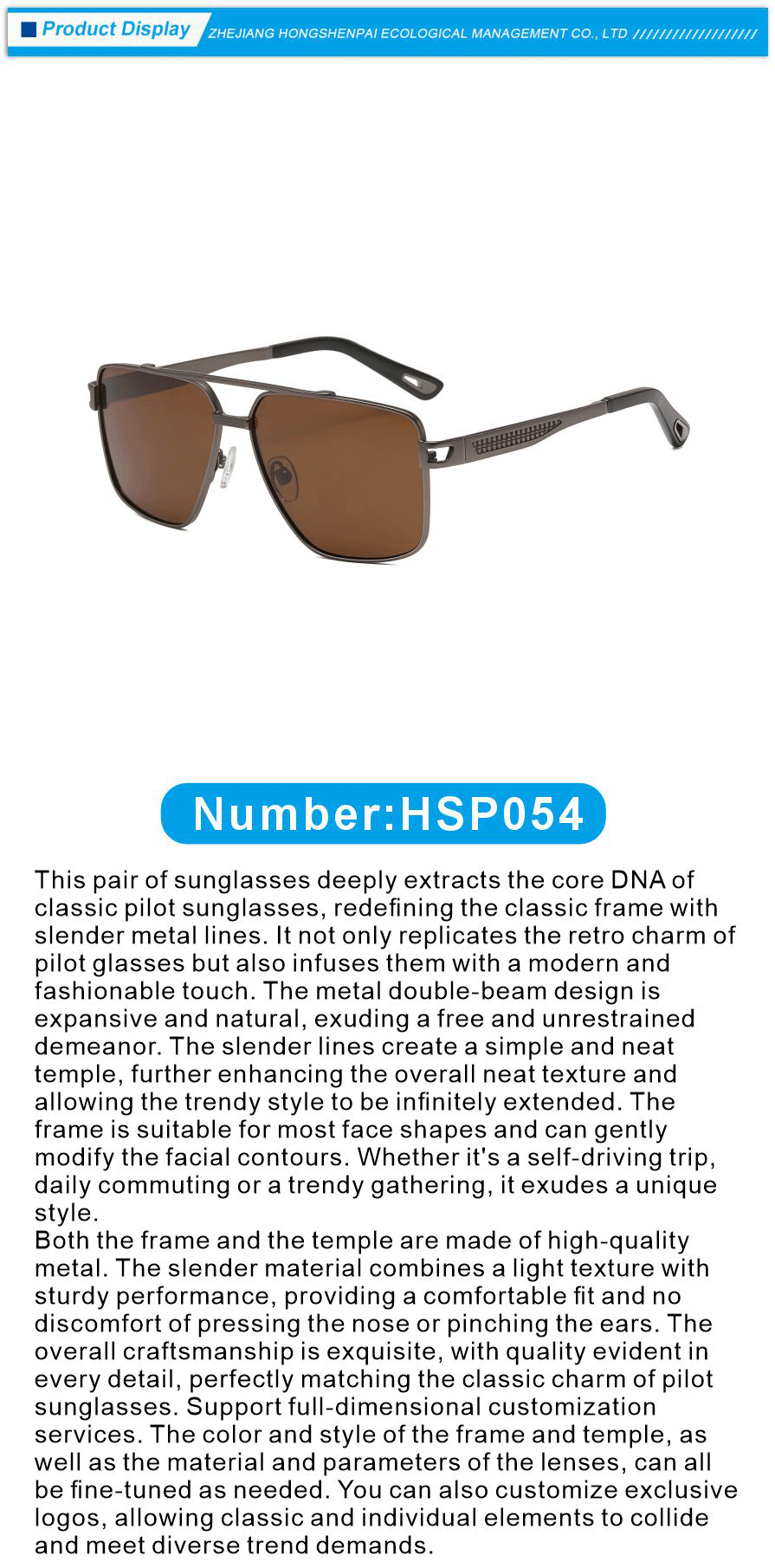 Metal Series Anti Glare Glasses