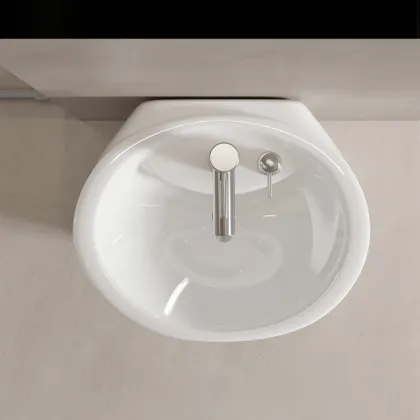 BP Premium Ceramic Foot Soaking Basin - Handcrafted Wudu Sink for Muslims