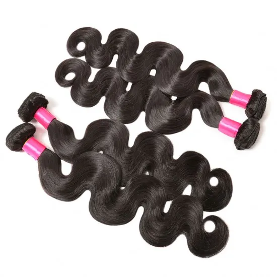 Fashion Body Wave Natural Hair Extension Blended Synthetic Hair Weaving Hair Bundles with closure