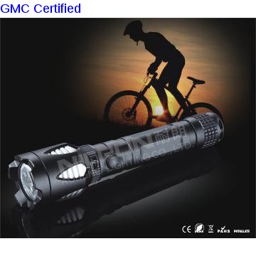 rechargeable LED flashlight,malitary anodizing finish,nice appearance