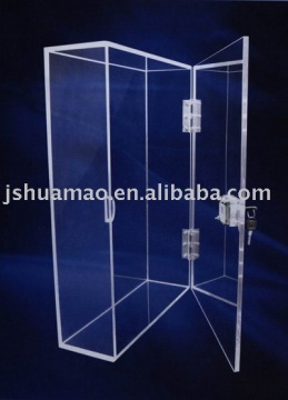 small acrylic box