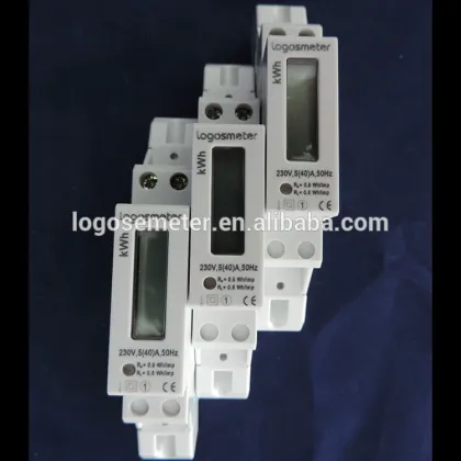 Single phase one modular din-rail energy meter factory