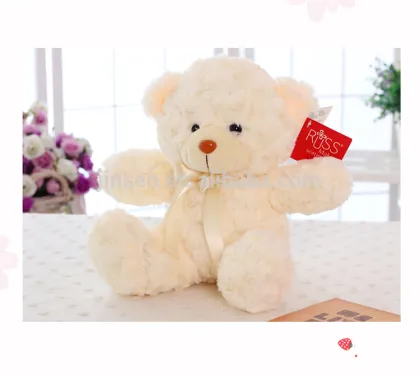hot sale factory wholesale colorful plush teddy bear valentine plush teddy bear