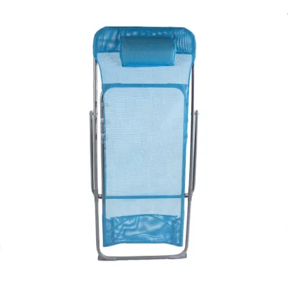 Wholesale OEM Folding Beach Ground Chair and Kamp Sandalyesi with Pillow - Hot Sale