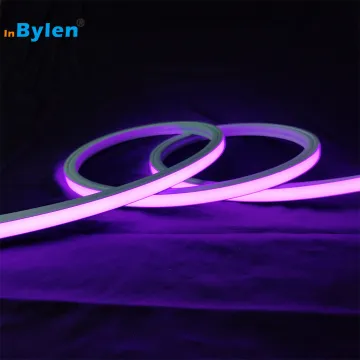 IP67 Waterproof 12*12mm 1212 RGB Flex LED Neon Lights Strip DC24V 3838 120LED