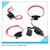 Supplied plastic waterproof automobile inline blade fuse holder with red 14AWG wire 20V
