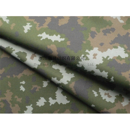 Tissu camouflage numérique Twill CVC avec infrarouge