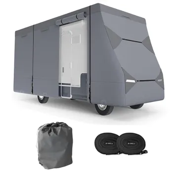 Customized Rip-Stop Windproof Waterproof UV Protect RV Cover for Motorhome Caravan