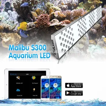 48in 4ft Malibu S300+ plus WiFi control 3 w LED aquarium lighting for Corals