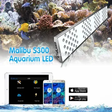 48in Malibu S300+ WiFi control 3 watt LED aquarium lighting for soft/LPS/SPS Corals