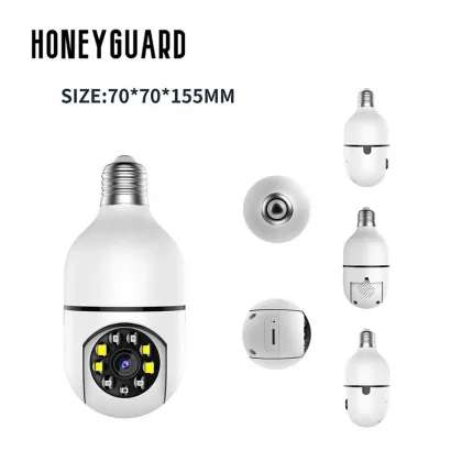 HONEYGUARD SFC014 360 Degree Panoramic CCTV Fisheye Light Bulb VR Network Camera