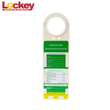 ABS Scaffold Safety Tag Lockout Scaffold Inspecting Tag